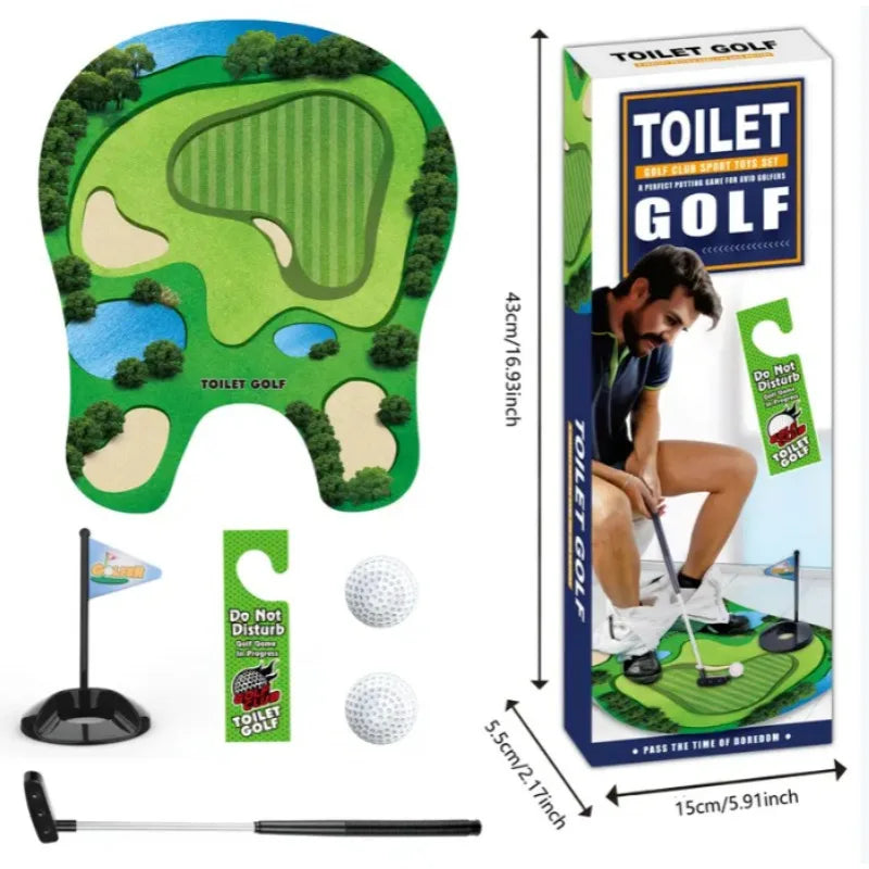 Toilet Golf Set Game