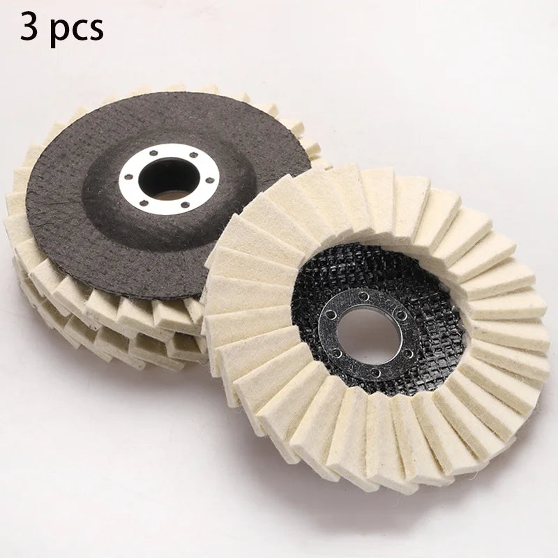 3pcs Wool Wheel Polishing Disc