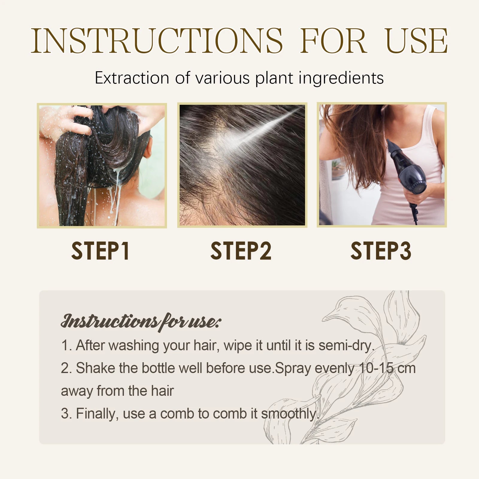 Keratin Hair Repair Spray