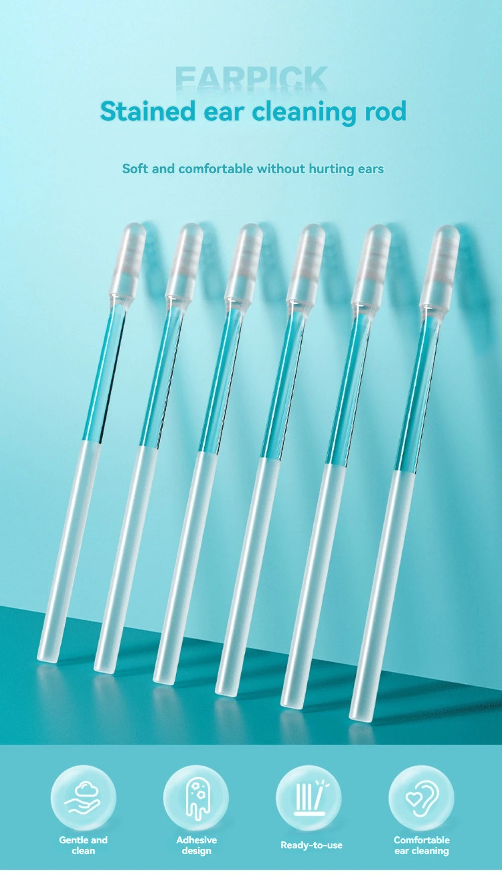 Reusable Sticky Ear Pick 24Pcs