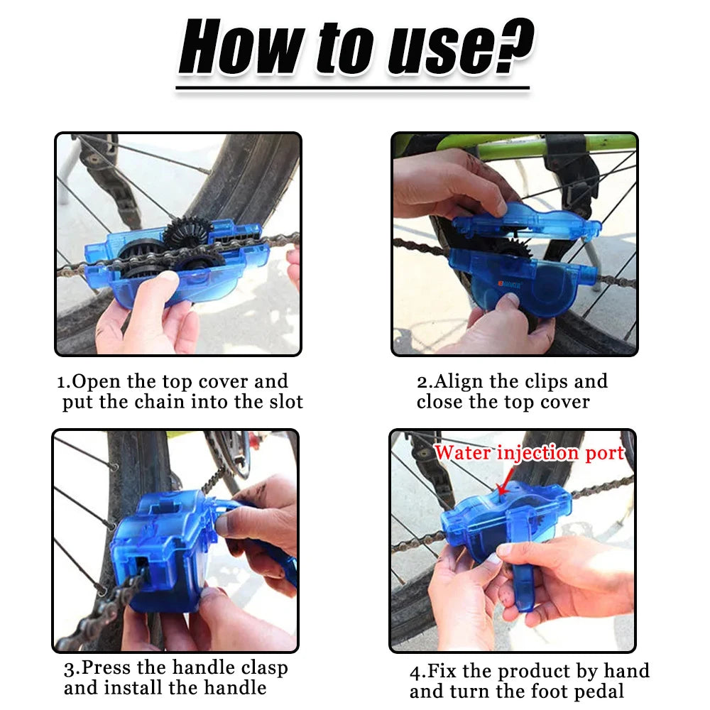 Bicycle Chain Cleaner Tool Set