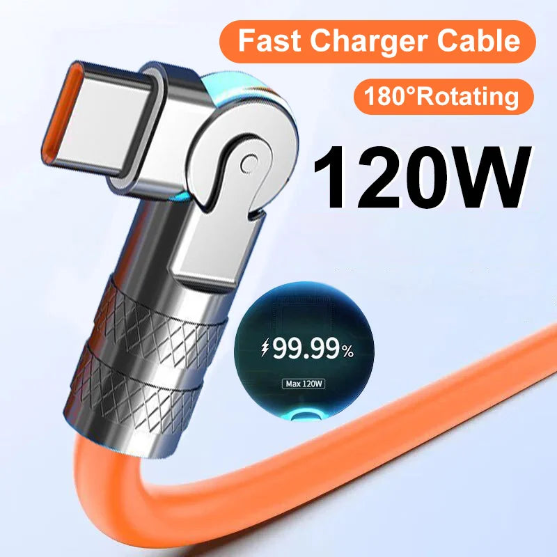 Rotatable Fast Charge Data Cable