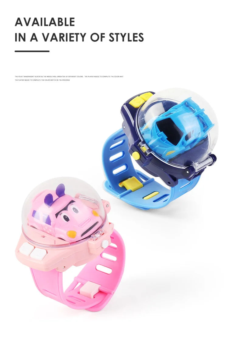 Mini RC Car Watch Toy