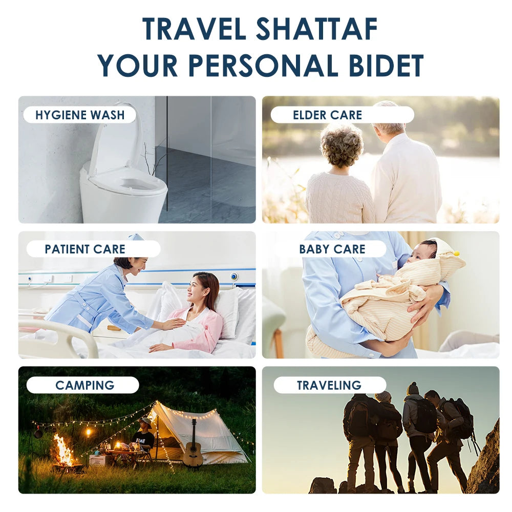 Rechargeable Travel Bidet Shower