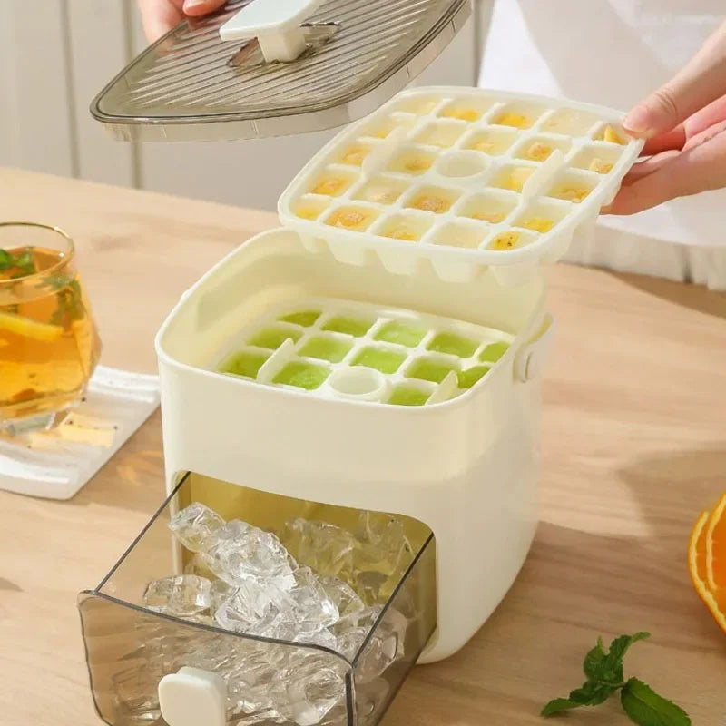 One-touch Easy Release Ice Cube Mold