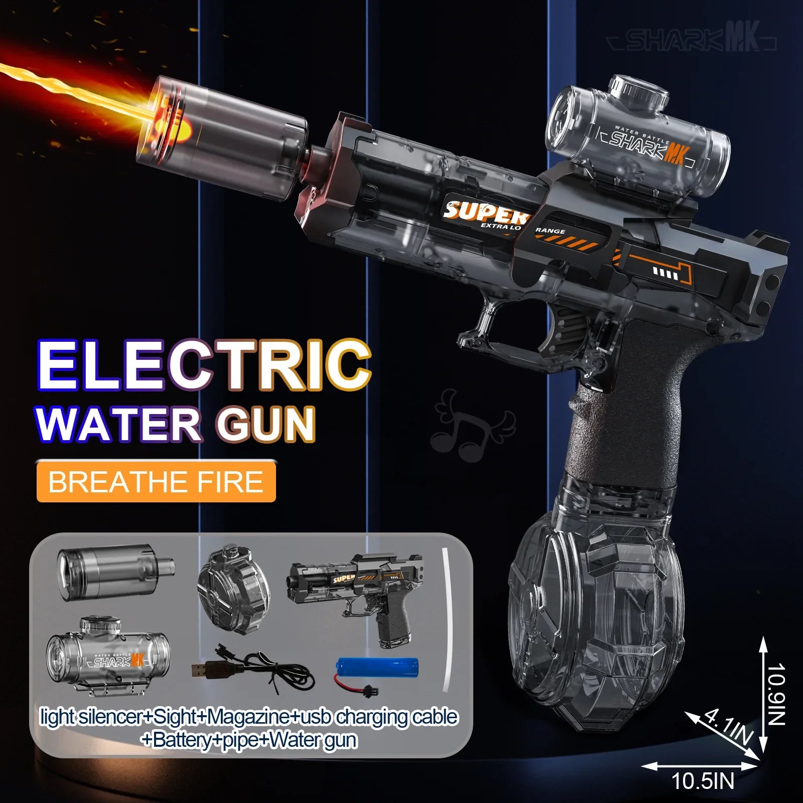 Led Automatic Water Gun