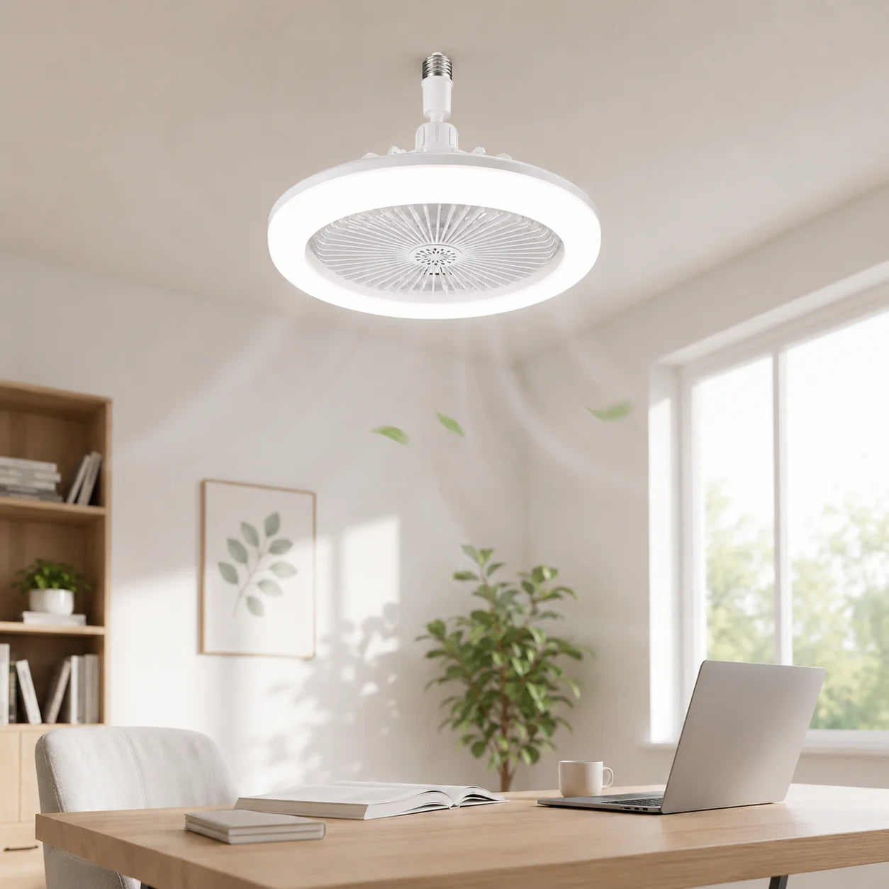 RC Ceiling Fan with LED Lamp