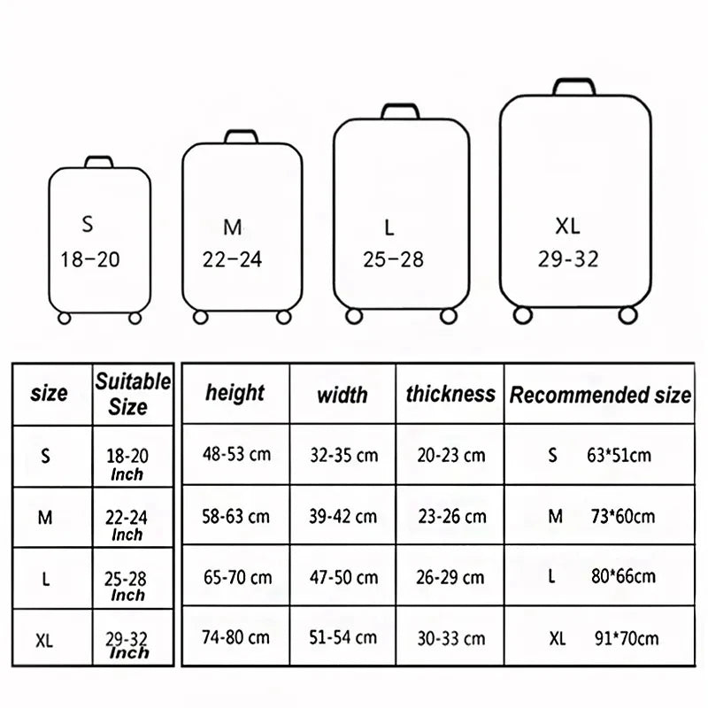 Elastic Protective Trolley Cover