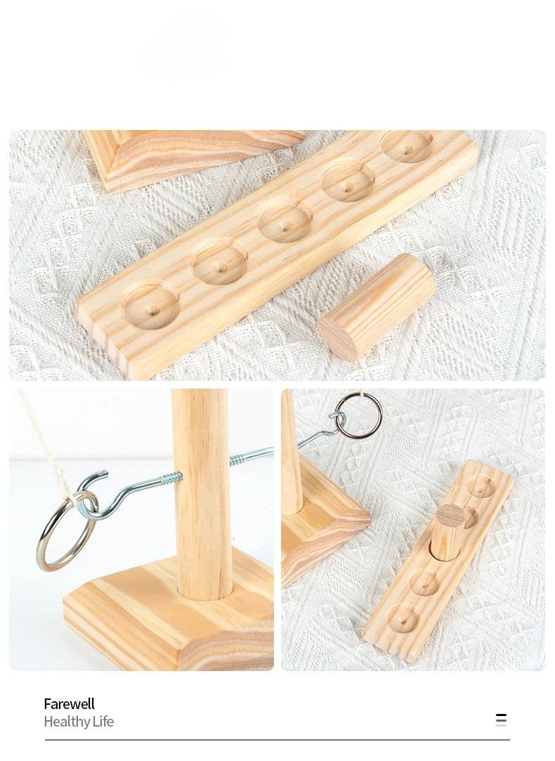 Wooden Ring Toss Game