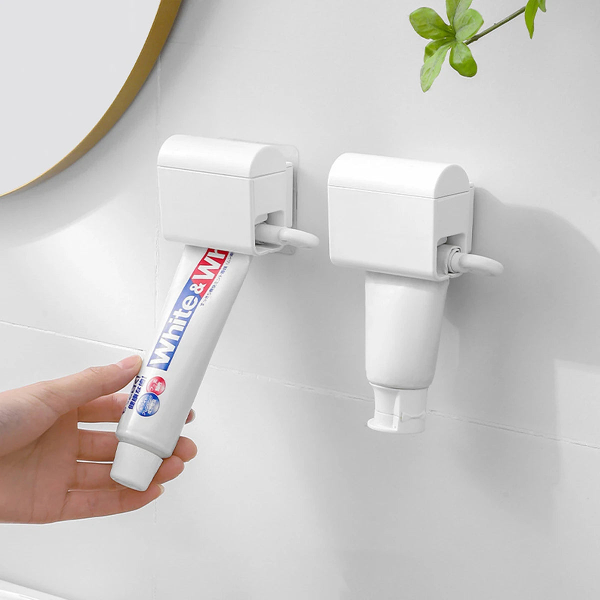 Wall-Mounted Toothpaste Squeezer