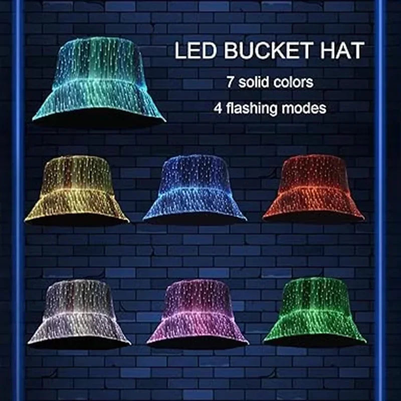 LED Glowing Bucket Hat