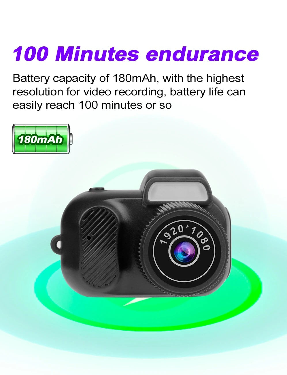 Vintage Camcorder Keychain Camera