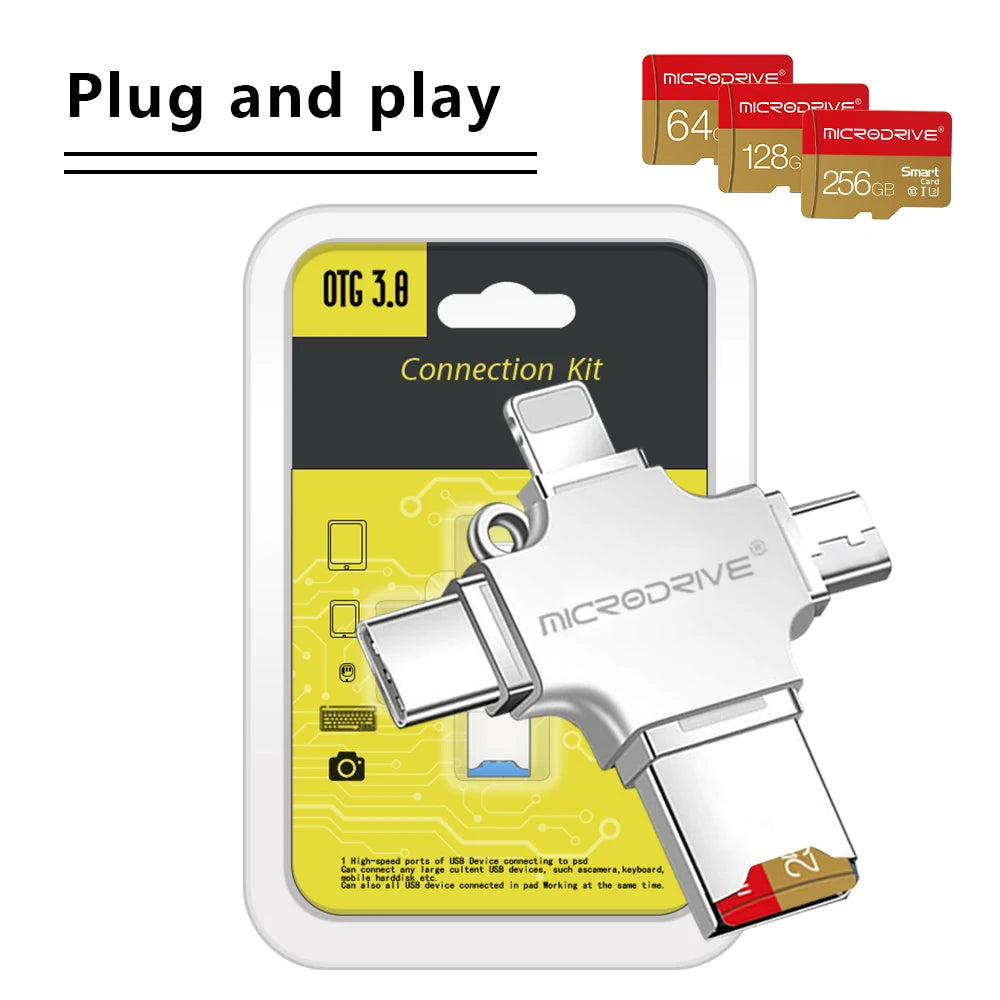 4 in 1 Memory Disk Flash Drive