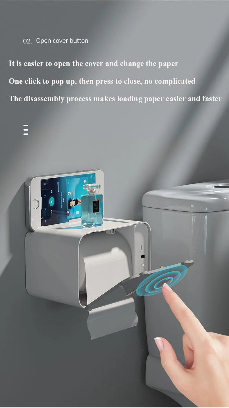 Wall-Mounted Smart Automatic Tissue Dispenser