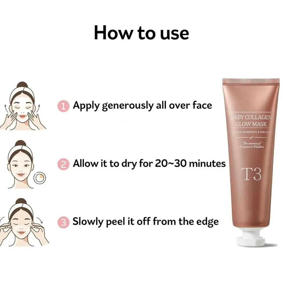 Korean Glass Skin Collagen Glow Mask