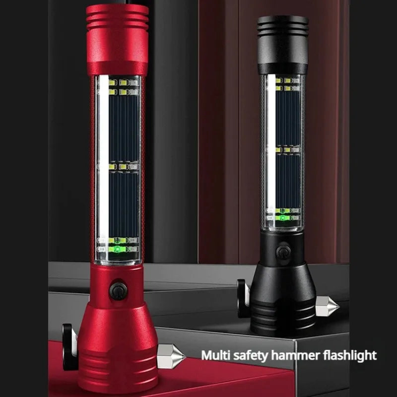 Multifunctional Solar Power Flashlight