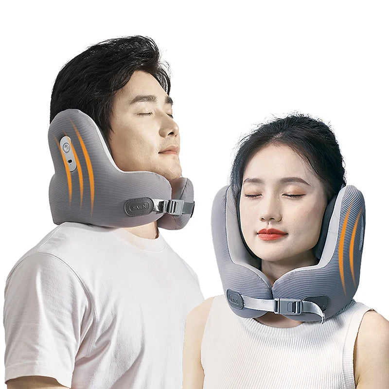 Travel Pillow with Noise Canceling Earmuffs