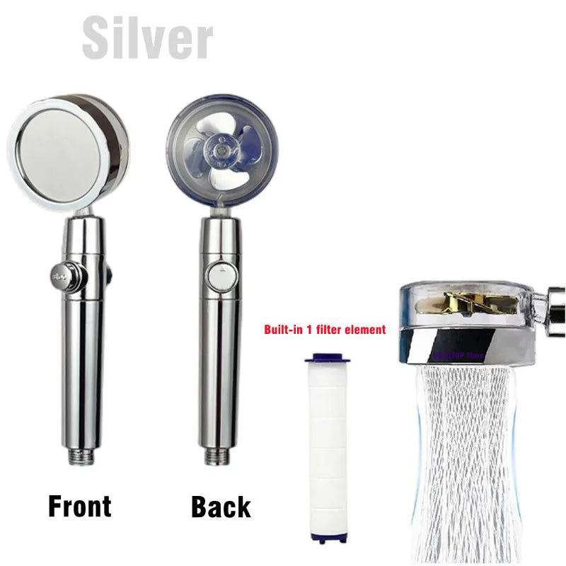 Turbocharged Rotating Shower