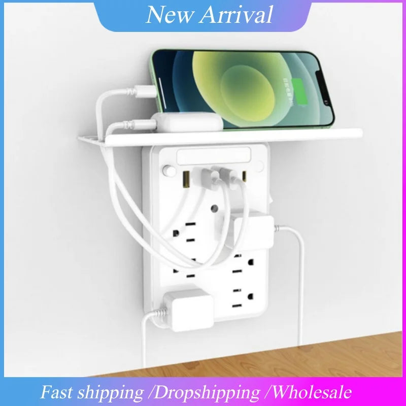 Multifunction Wall-Mounted Socket Extender
