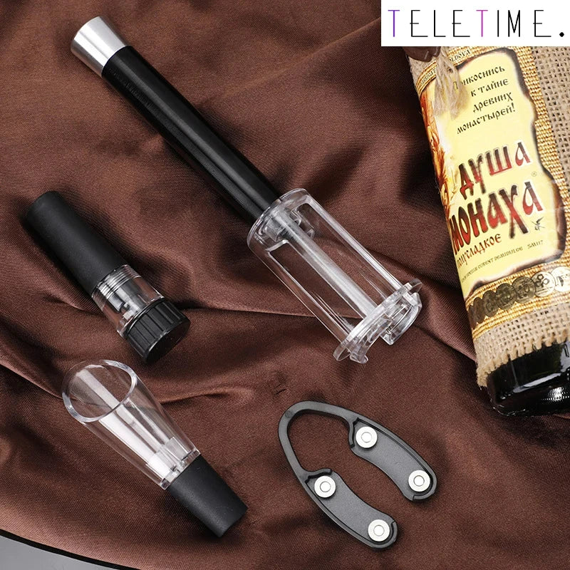Air Pressure Vaccum Wine Opener Set