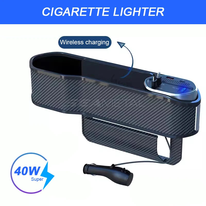 Car Seat Gap Charging Storage Box