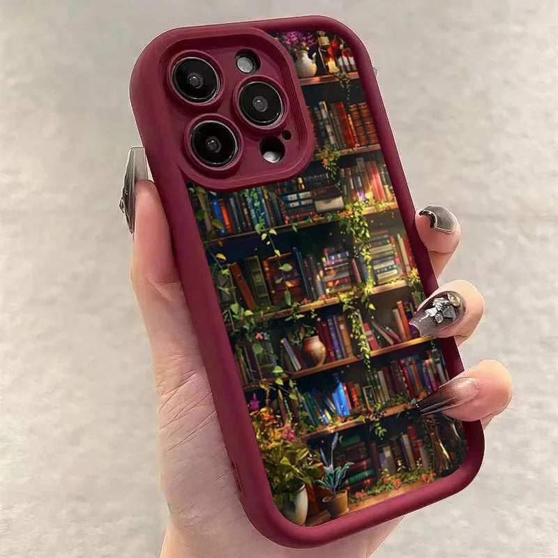 Shockproof Bookshelf iPhone Case