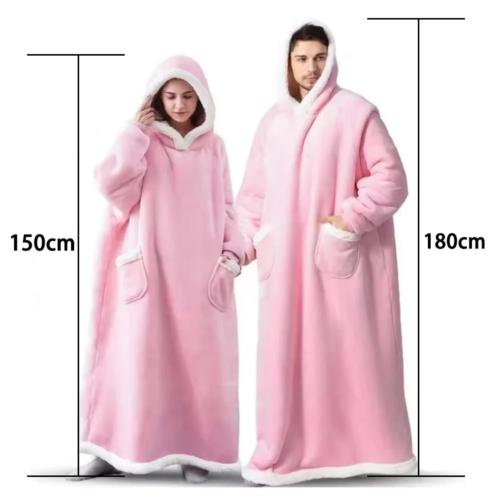 Sweatshirt Blanket with Hoodies
