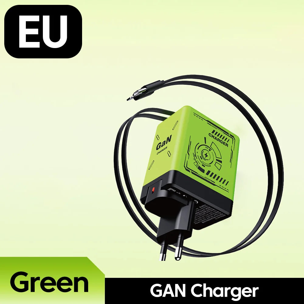 120W Fast Charging Retractable Charger