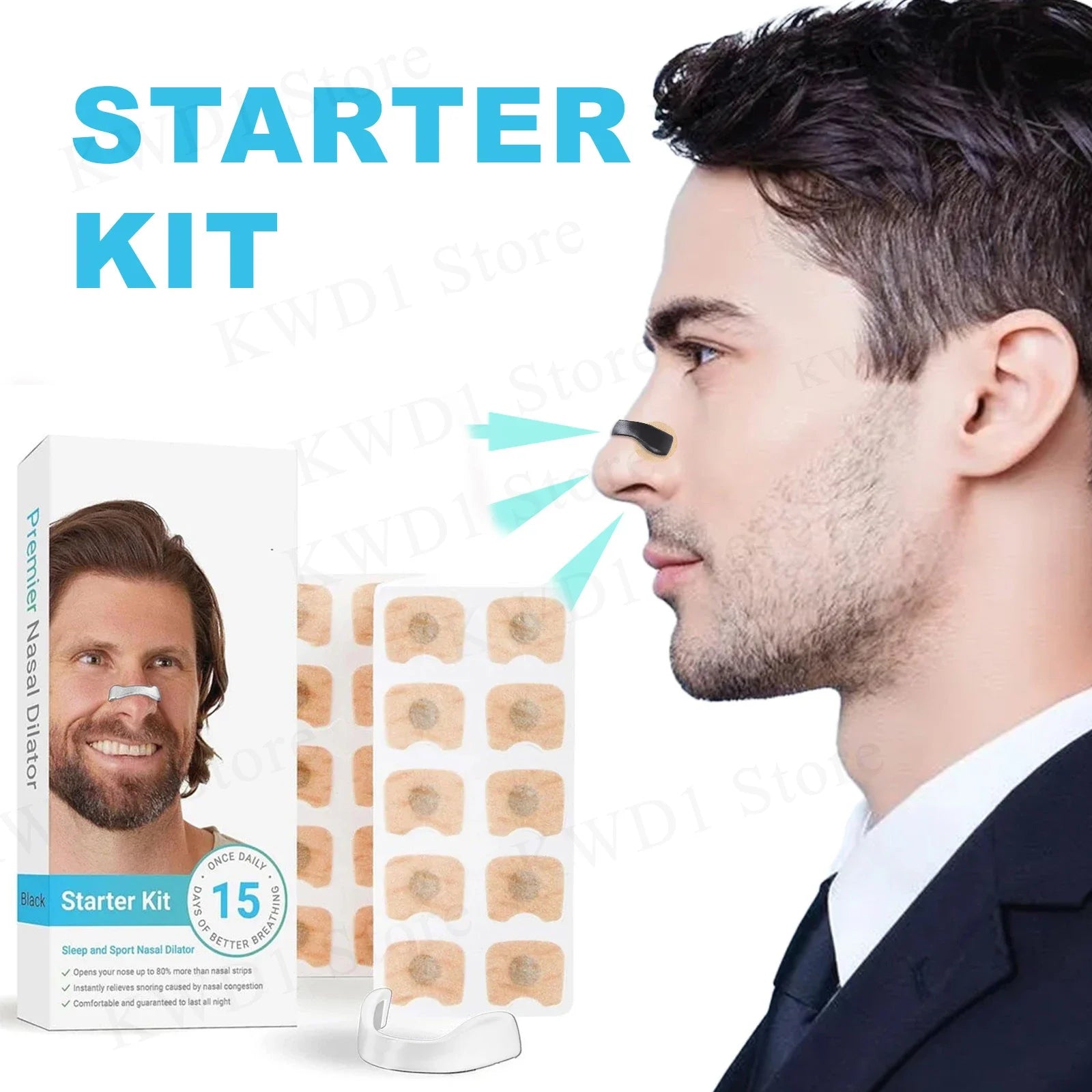 Easy Breathe Magnetic Nasal Strips