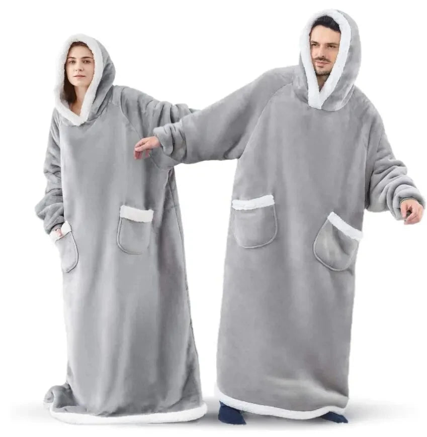 Sweatshirt Blanket with Hoodies