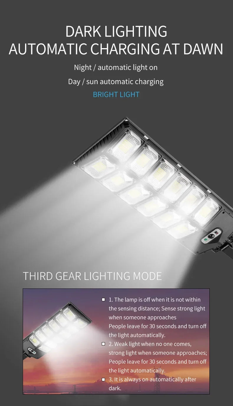 Solar Waterproof LED Street Light