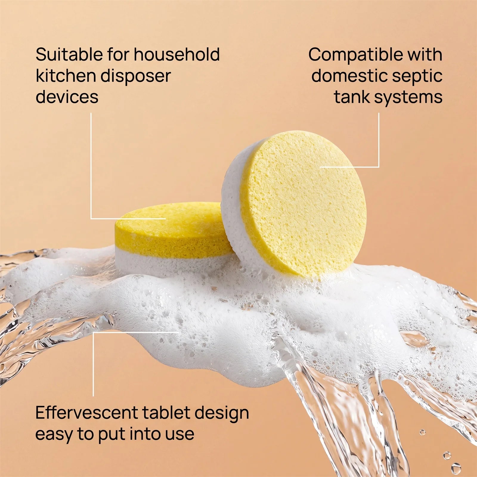 Garbage Disposal Drain Cleaner Tablets