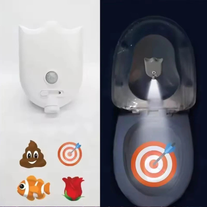 Backlit Toilet LED Sensor Projector
