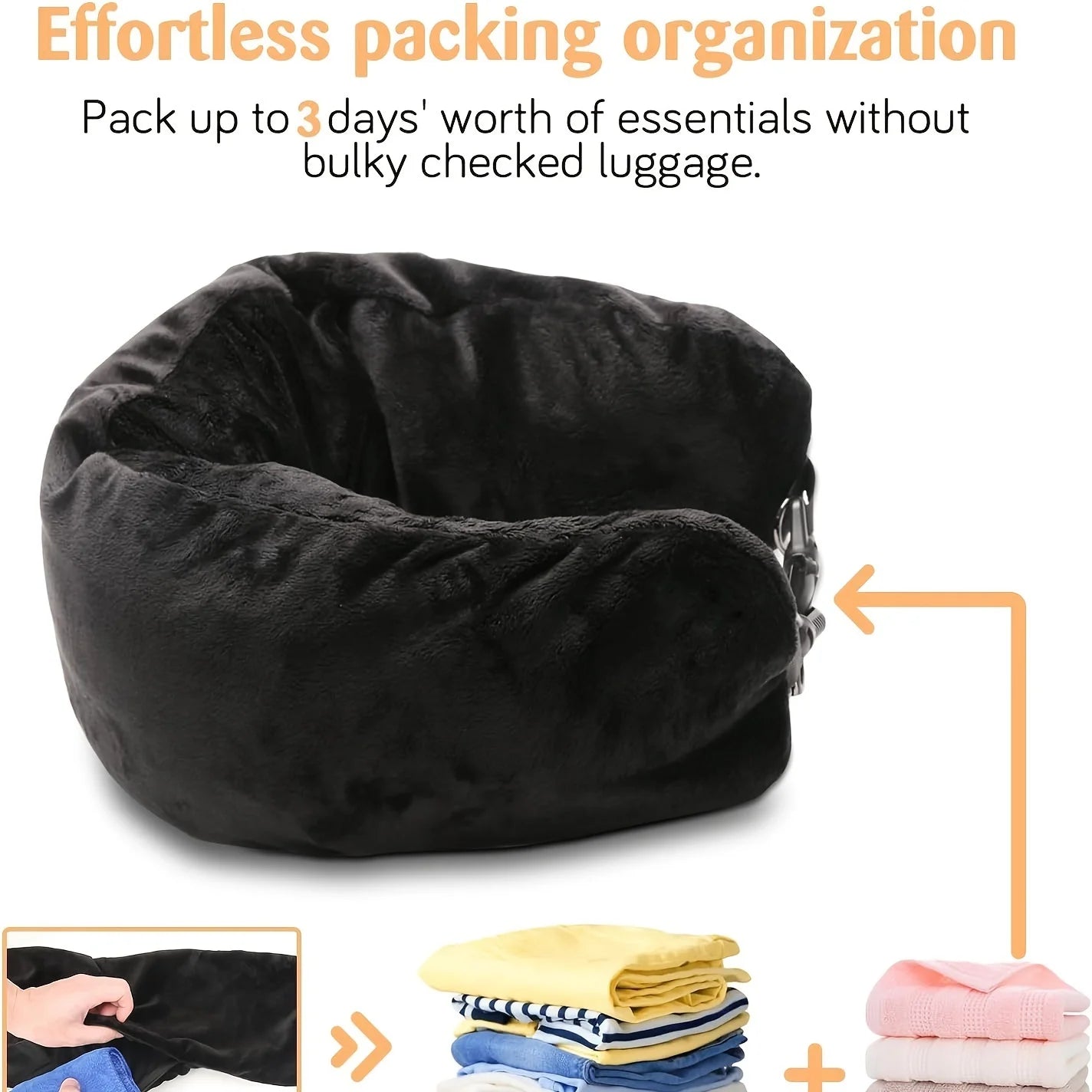 Travel Easy Storage Neck Pillow