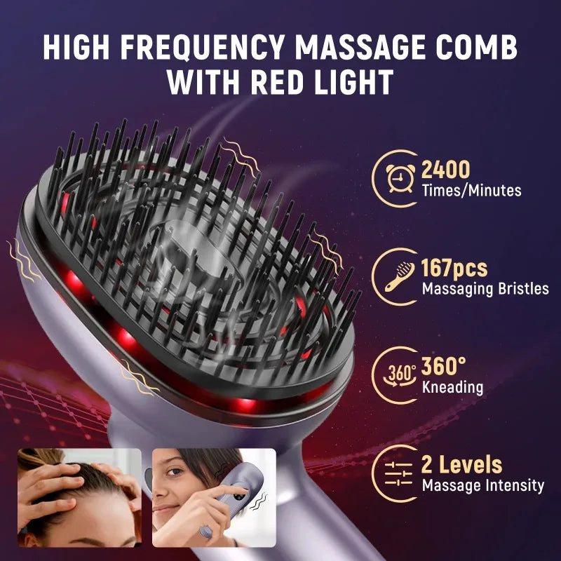 Vibration Mist Scalp Massager Comb