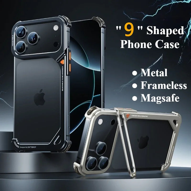 Metal Frameless Bumper iPhone17 Shield