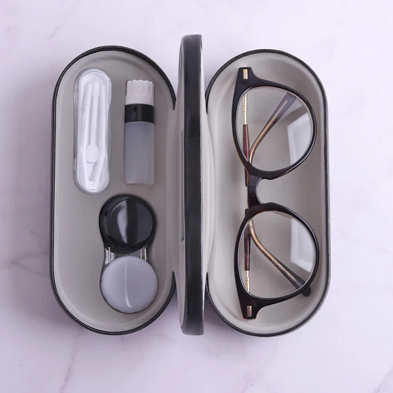 2 In 1 Glasses and  Contact Lens Case