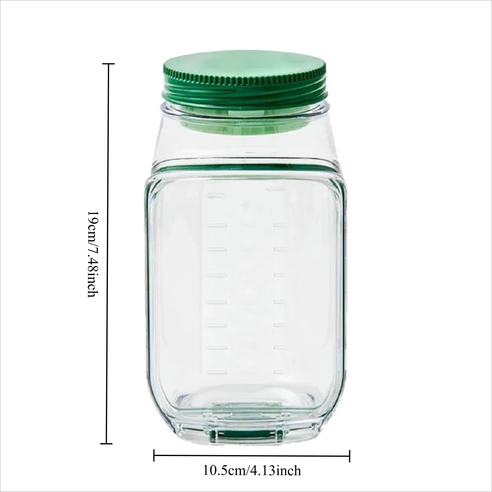 Salad Jar With Side-Opening