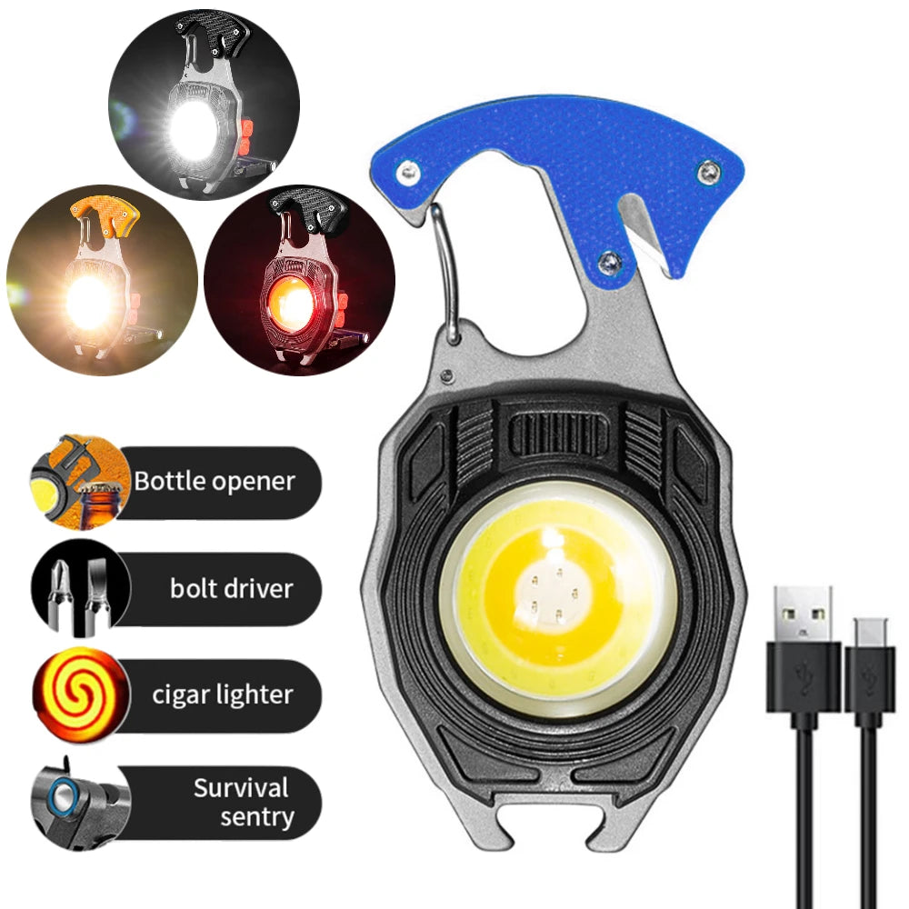 Multifunctional Keychain LED Lamp