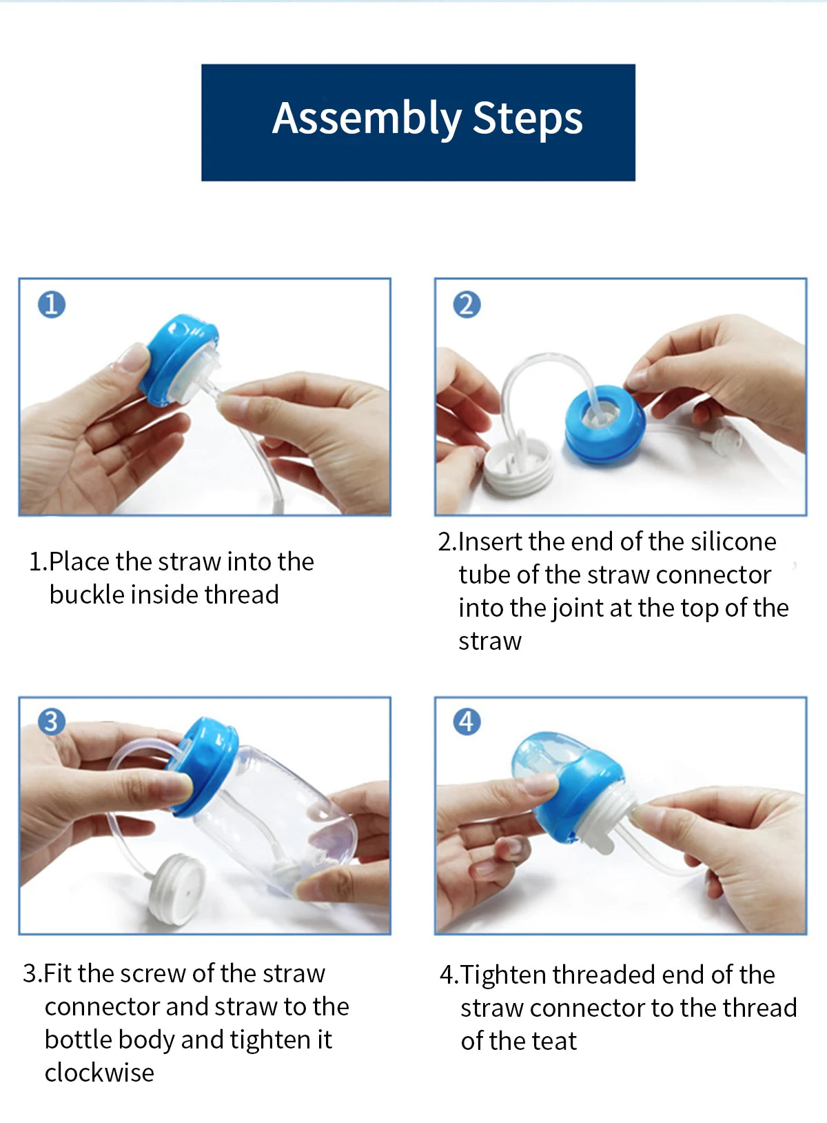 Hands Free Baby Feeding Bottle