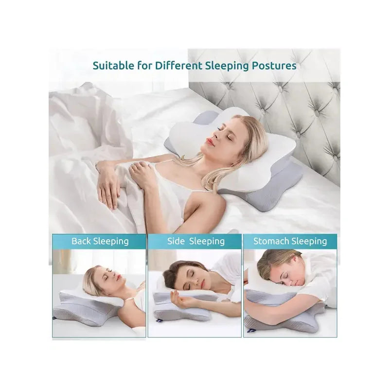 Ergonomic Memory Foam Pillow