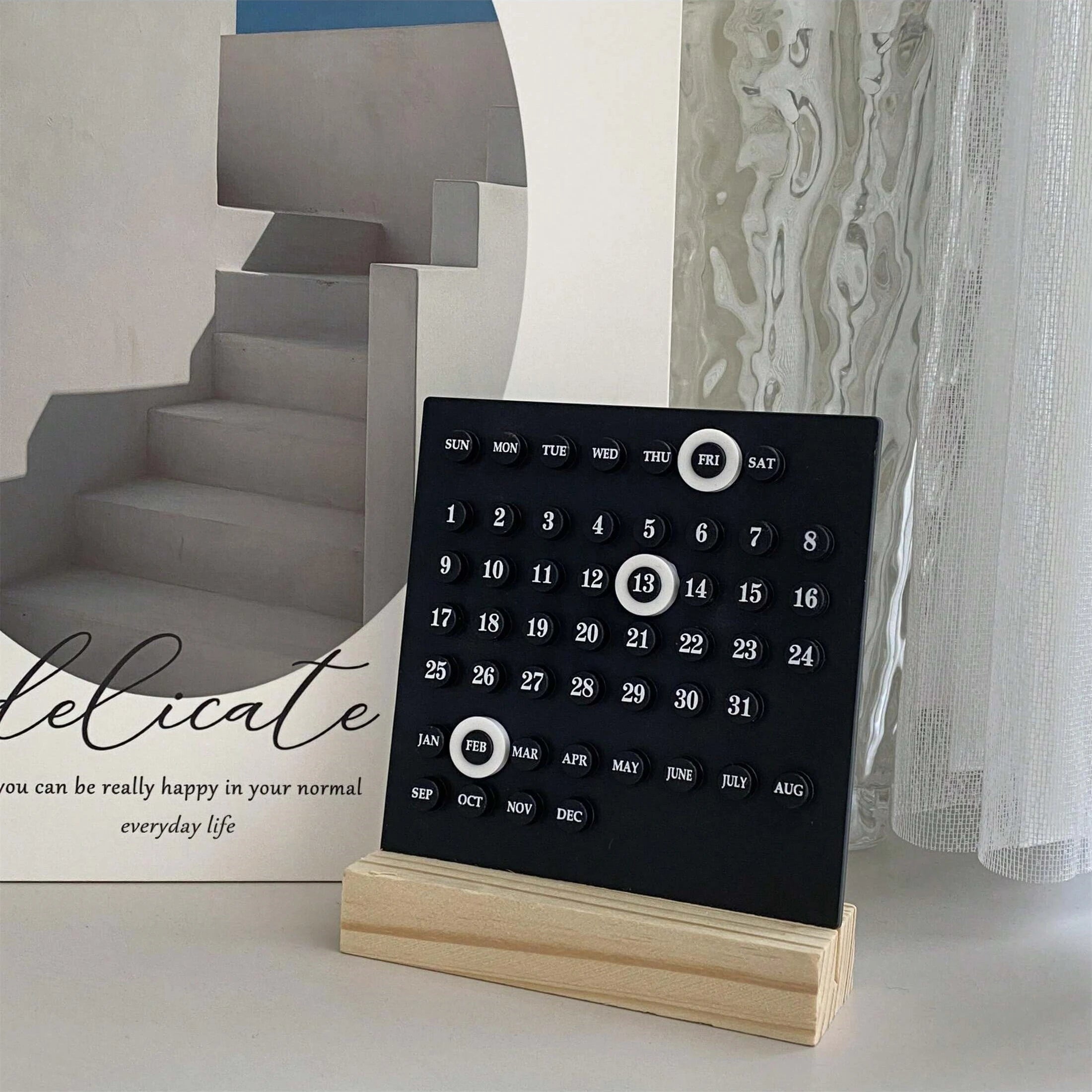 DIY Mini Desktop Calendar