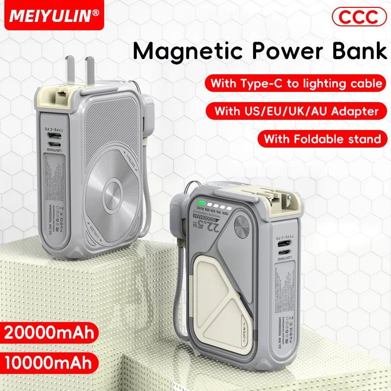 USB Portable Magnetic Wireless Power Bank
