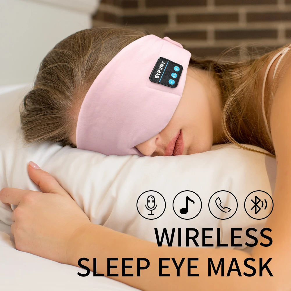 Eye Mask With Bluetooth Headphones