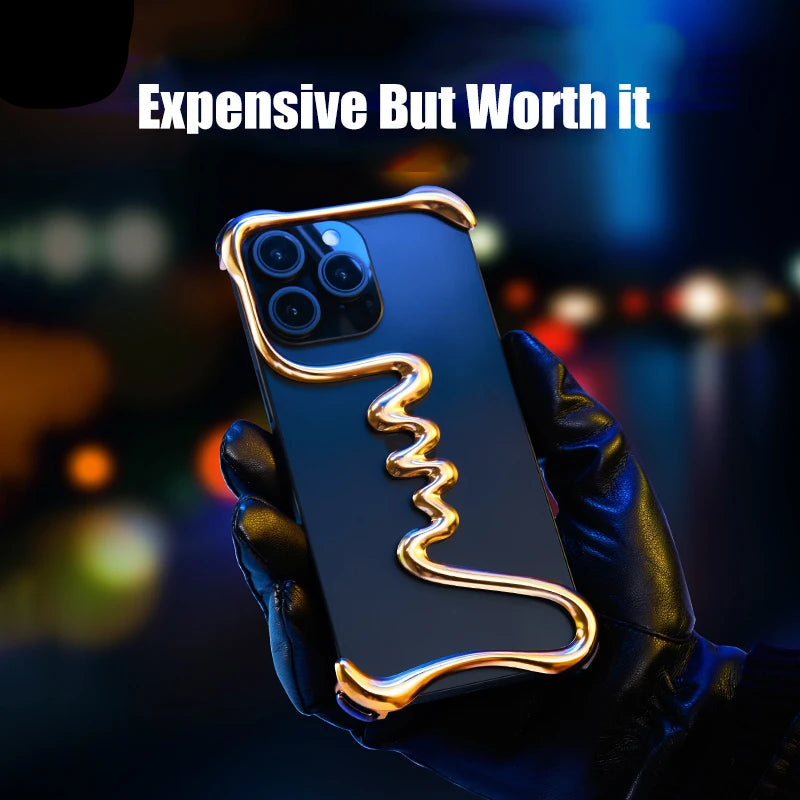 Metal Alloy Frameless  iPhone Case