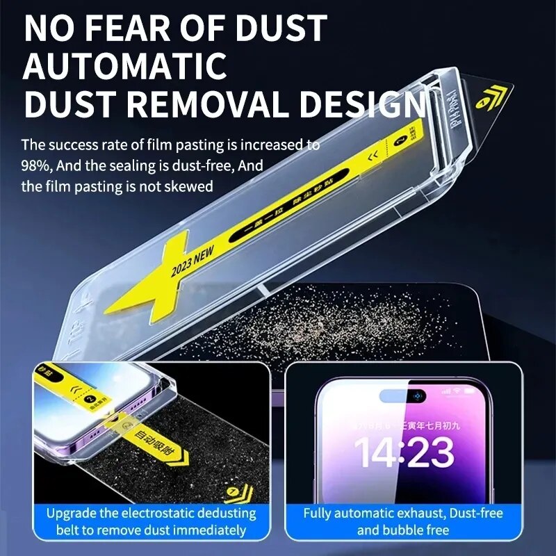 Dust free Self Installation Privacy Screen Protector