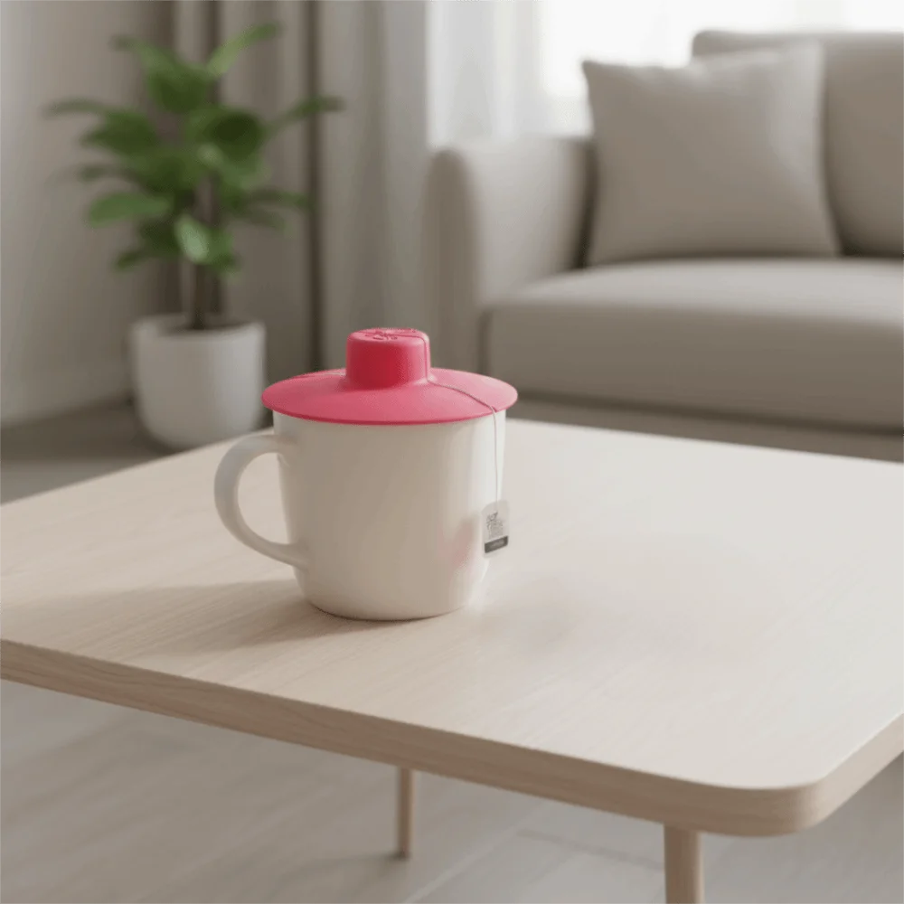 2-in-1 Silicone Mug Lid & Tea Bag Holder