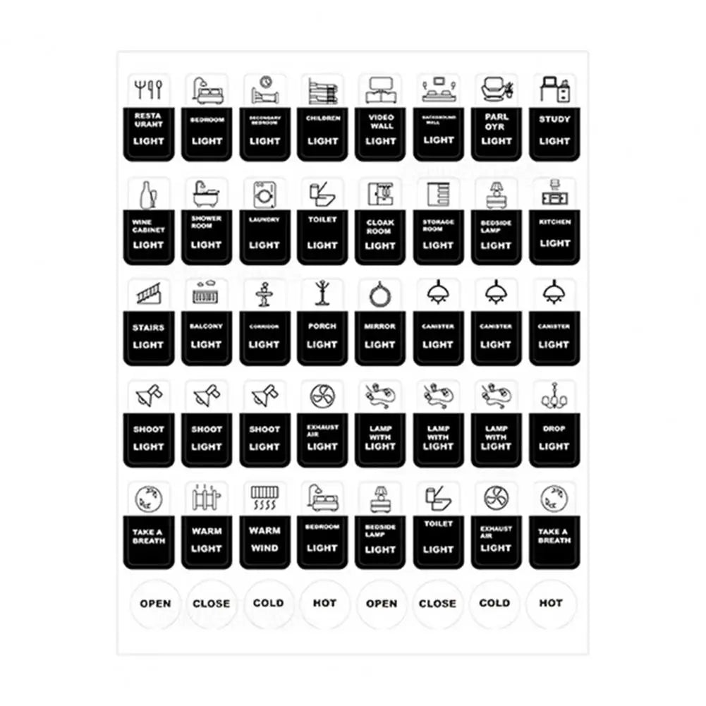 Self-Adhesive Switch Stickers