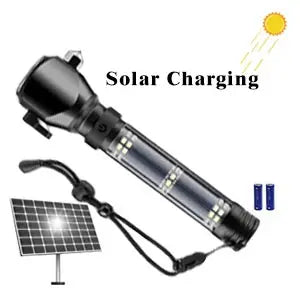 Multifunctional Solar Power Flashlight