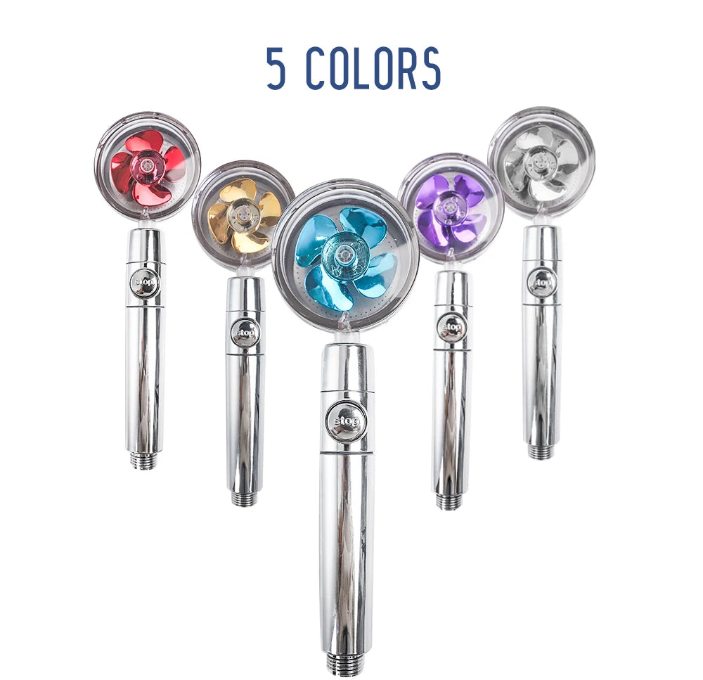 Turbocharged Rotating Shower